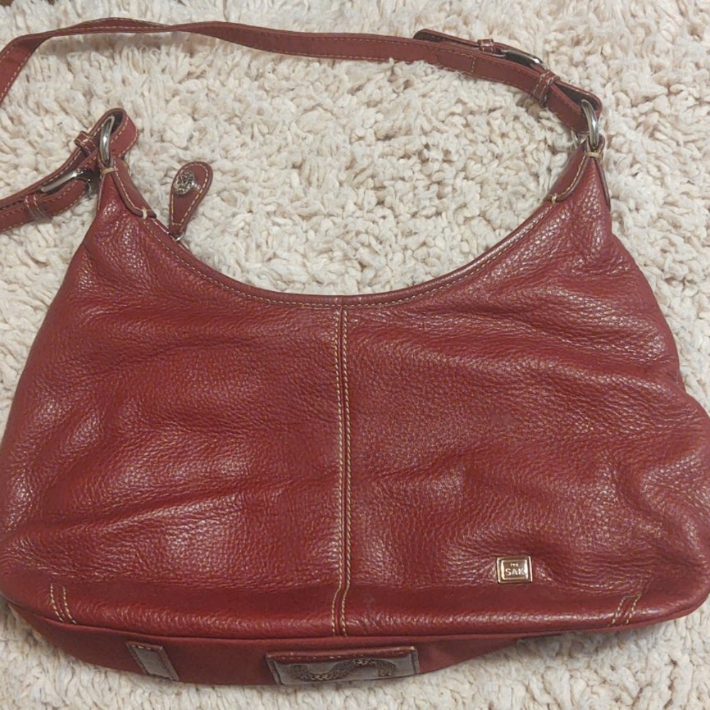 The sak red hobo bag
